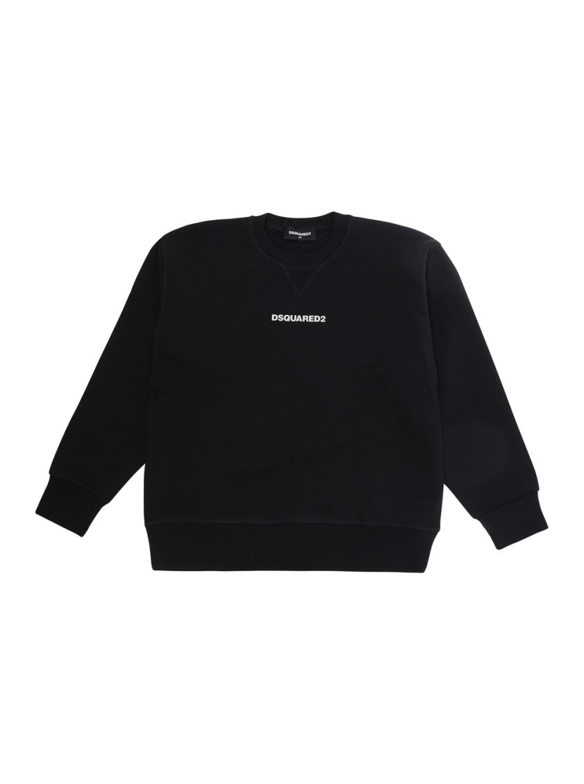 Kids Black Logo Sweatshirt 1