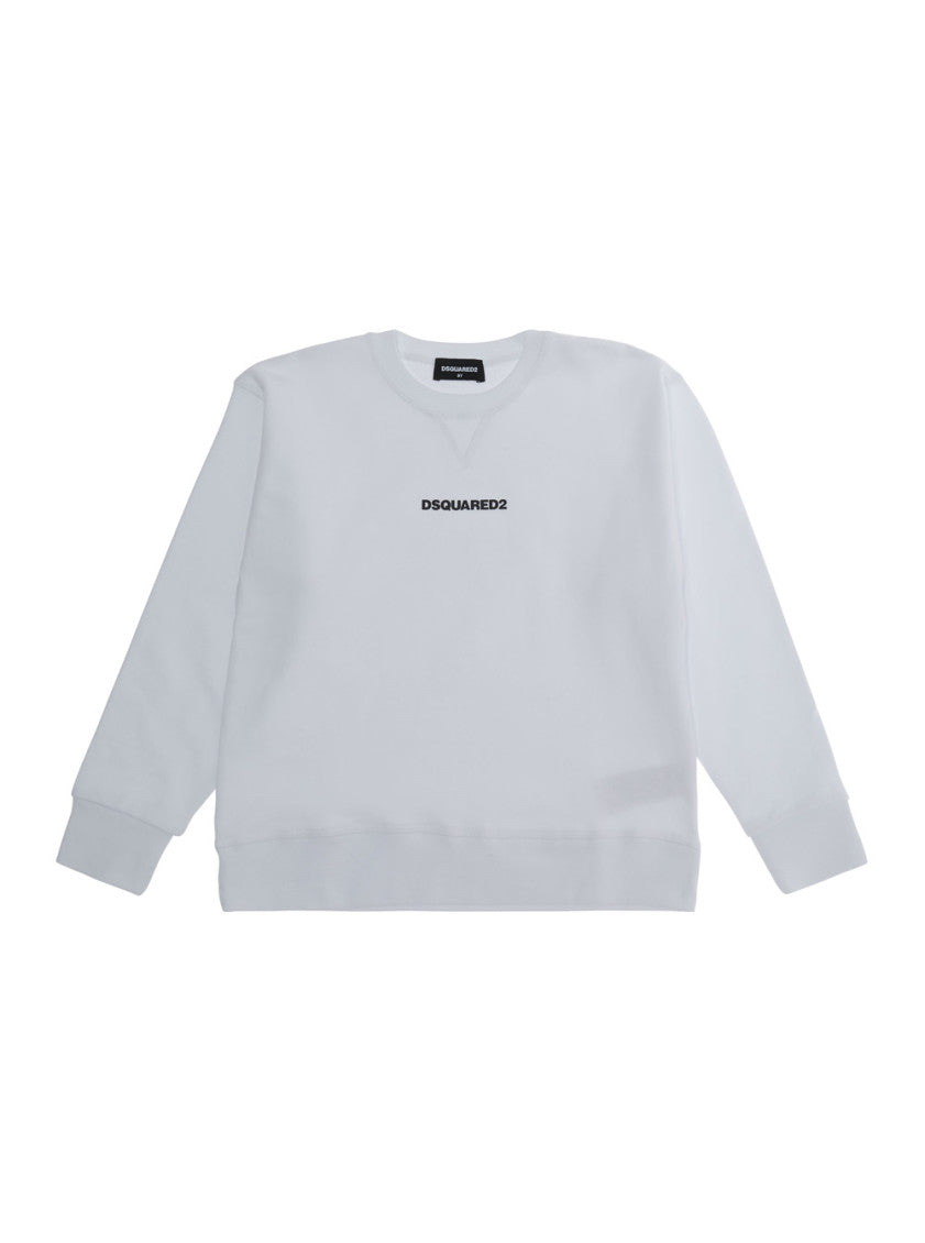 Kids White Logo Sweatshirt 1