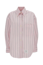 Light Pink Oversized Stripes Shirt 1