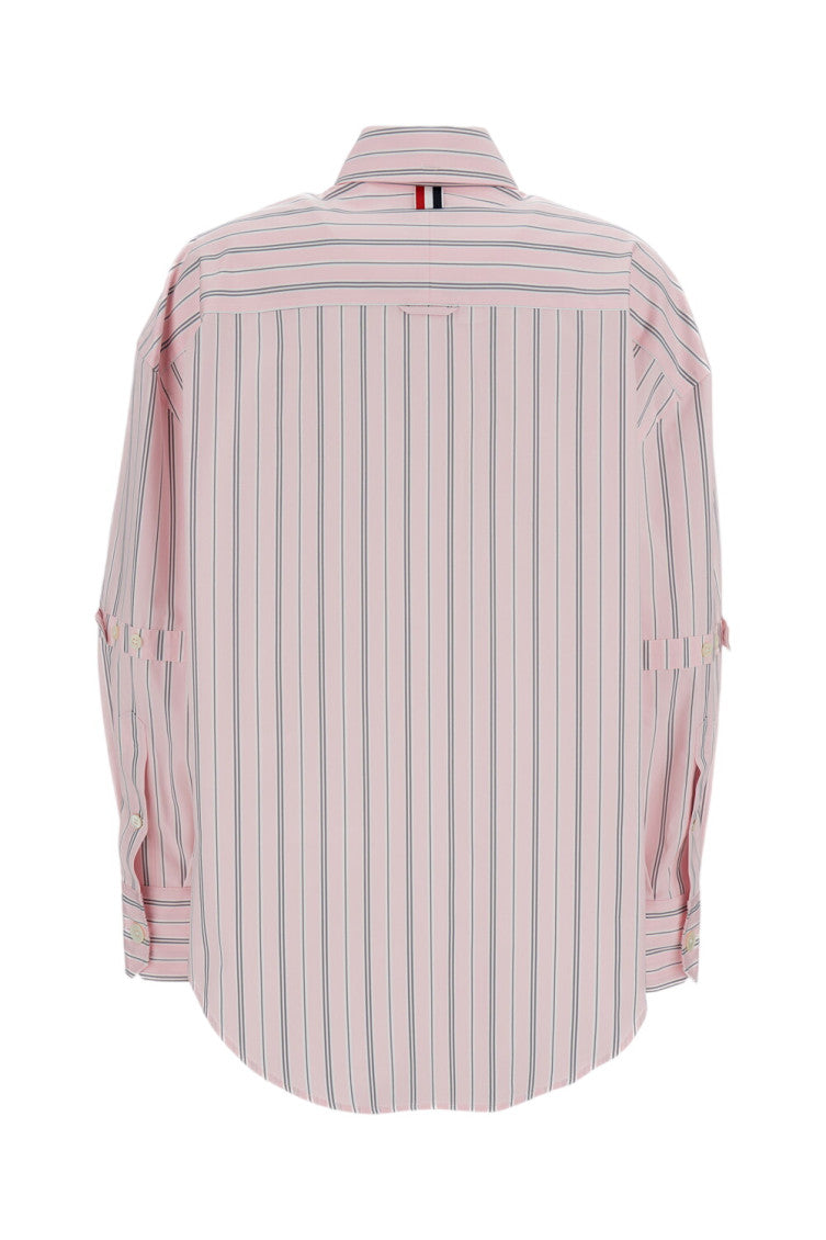 Light Pink Oversized Stripes Shirt 2
