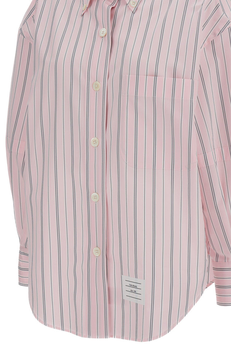 Light Pink Oversized Stripes Shirt 3