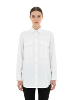 White Regular Solid Shirt 1