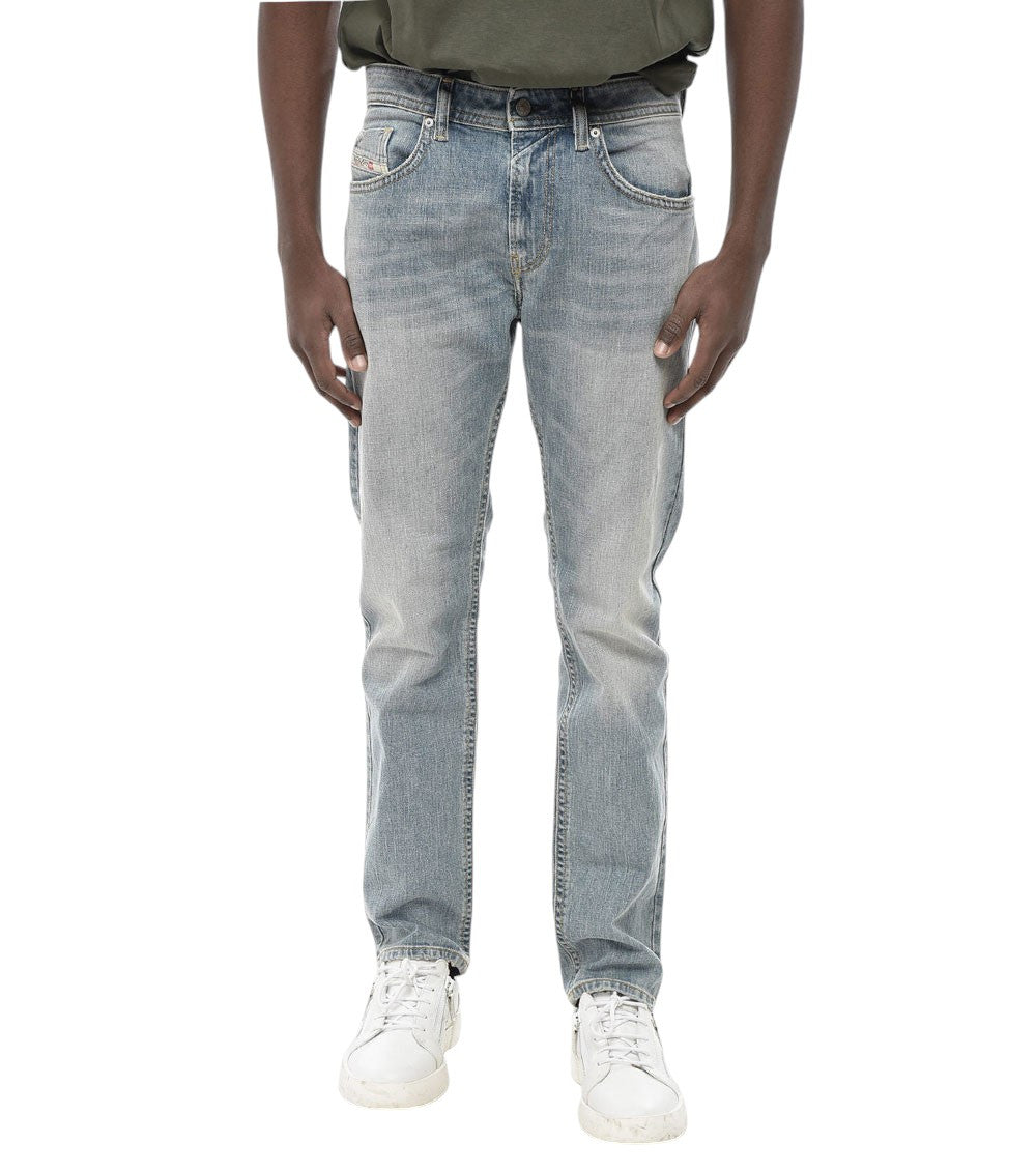 Blue Slim Mid Rise Jeans 1