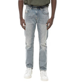 Blue Slim Mid Rise Jeans 1