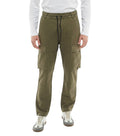 Green Tapered Cargo Jeans 1
