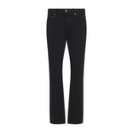 Black Slim Mid Rise Jeans 1