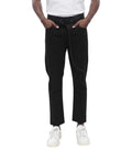 Black Slim Mid Rise Jeans 1