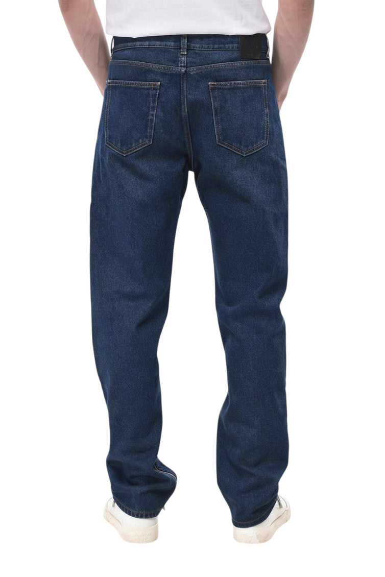 Navy Blue Relaxed Jeans 2