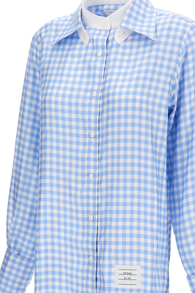 Sky Blue Relaxed Checks Shirt 3