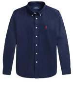 Boys Navy Blue Logo Shirt 1