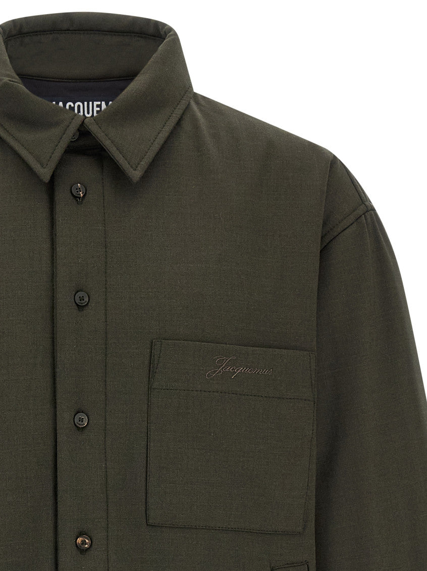 Green Logo Boxy Overshirt 3
