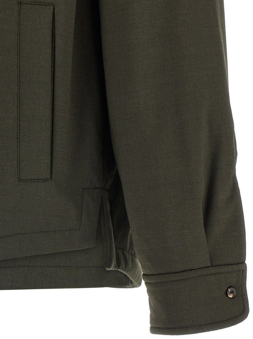 Green Logo Boxy Overshirt 4