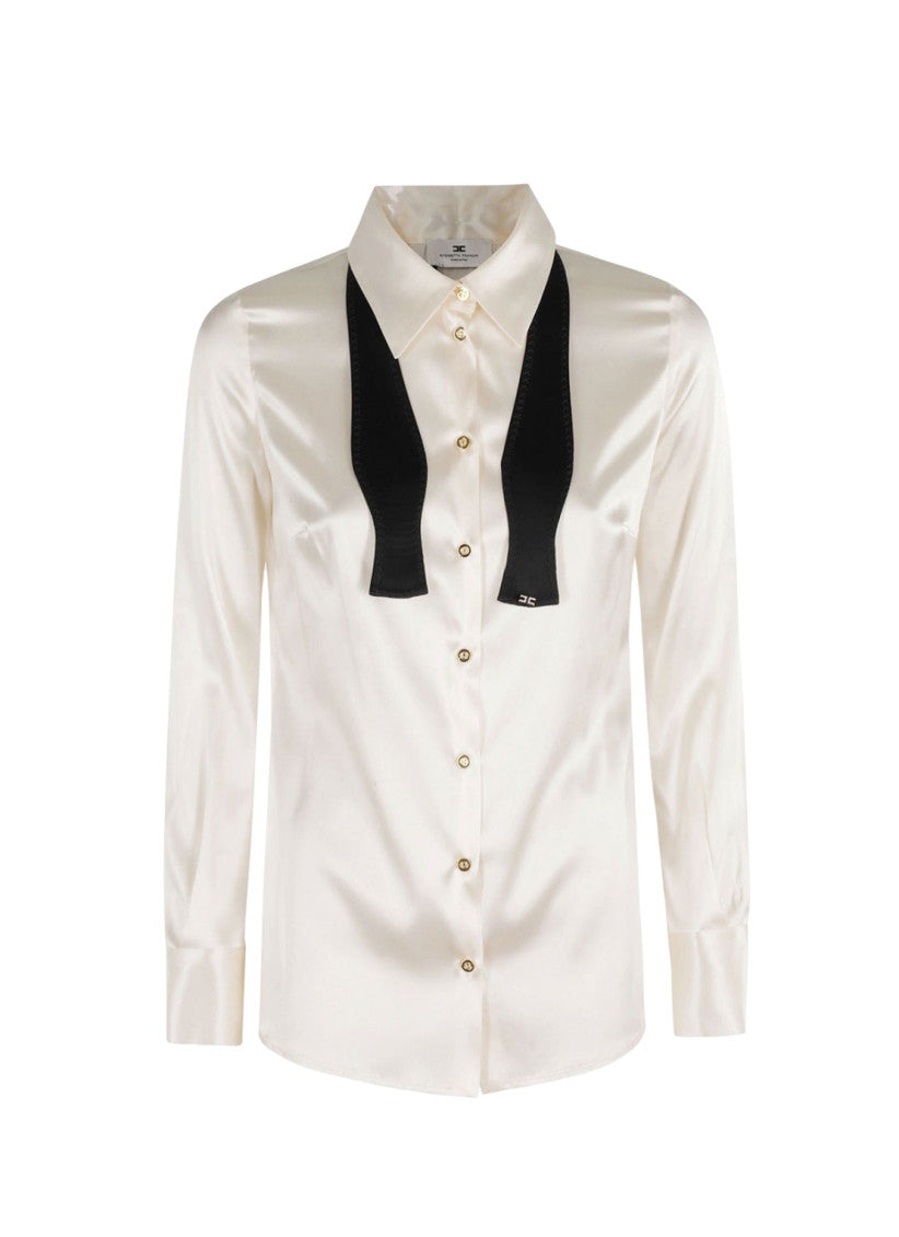 Off White Regular Solid Shirt 1
