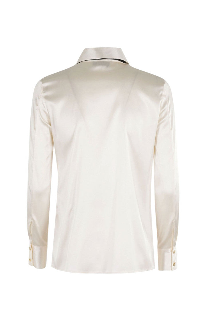 Off White Regular Solid Shirt 2