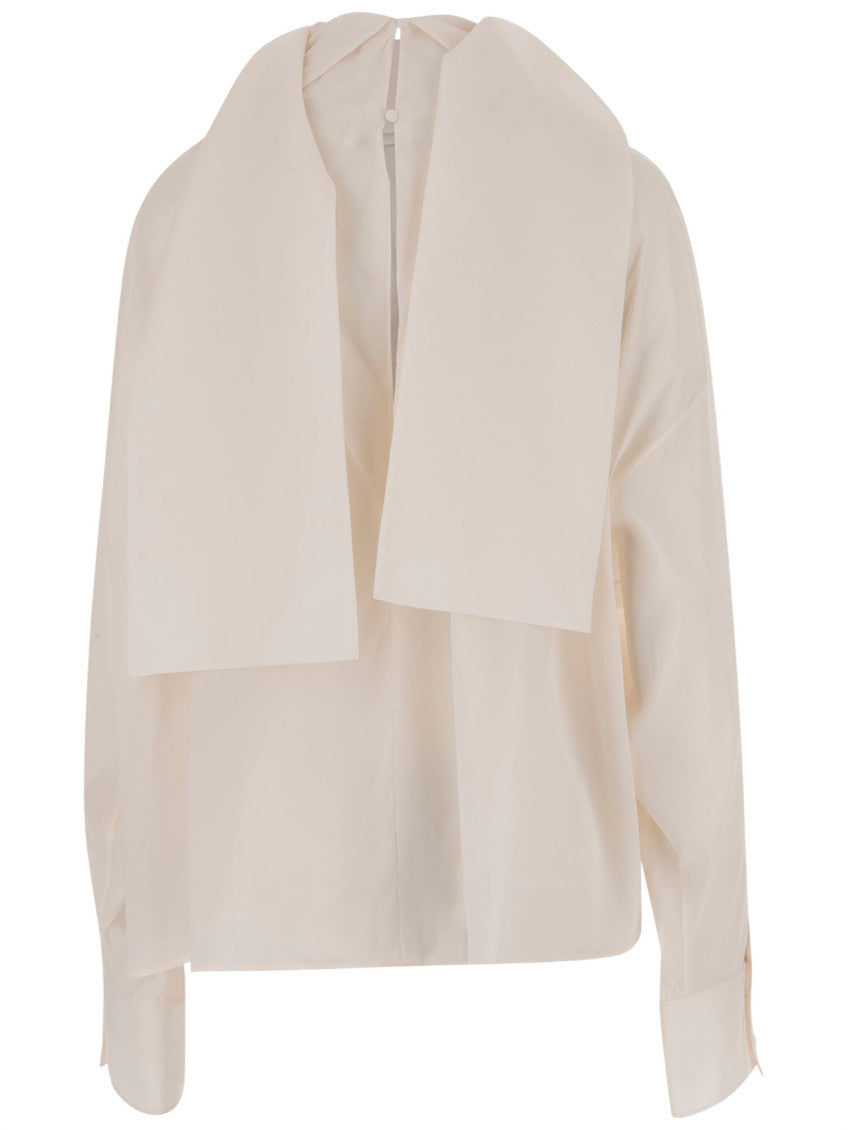 Off White Relaxed Solid Shirt 1
