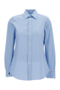 Sky Blue Slim Stripes Shirt 1