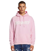 Pink Relaxed Logo Hoodie 1