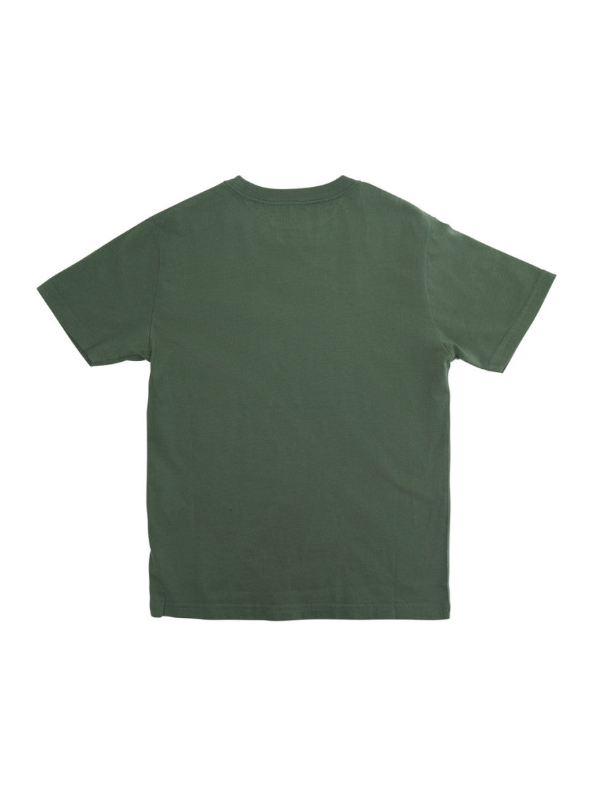 Boys Green Cotton T-Shirt 2