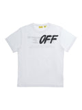 Boys White Logo T-Shirt 1