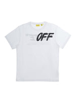 Boys White Logo T-Shirt 1