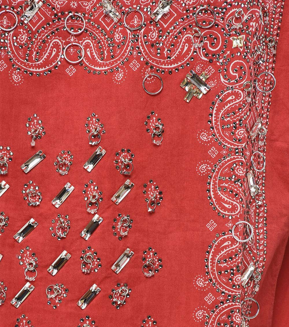Red Embellished T-Shirt 3