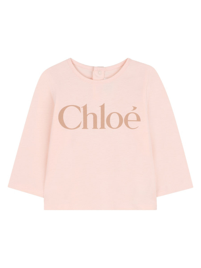 Baby Girl Pink Logo T-Shirt 1