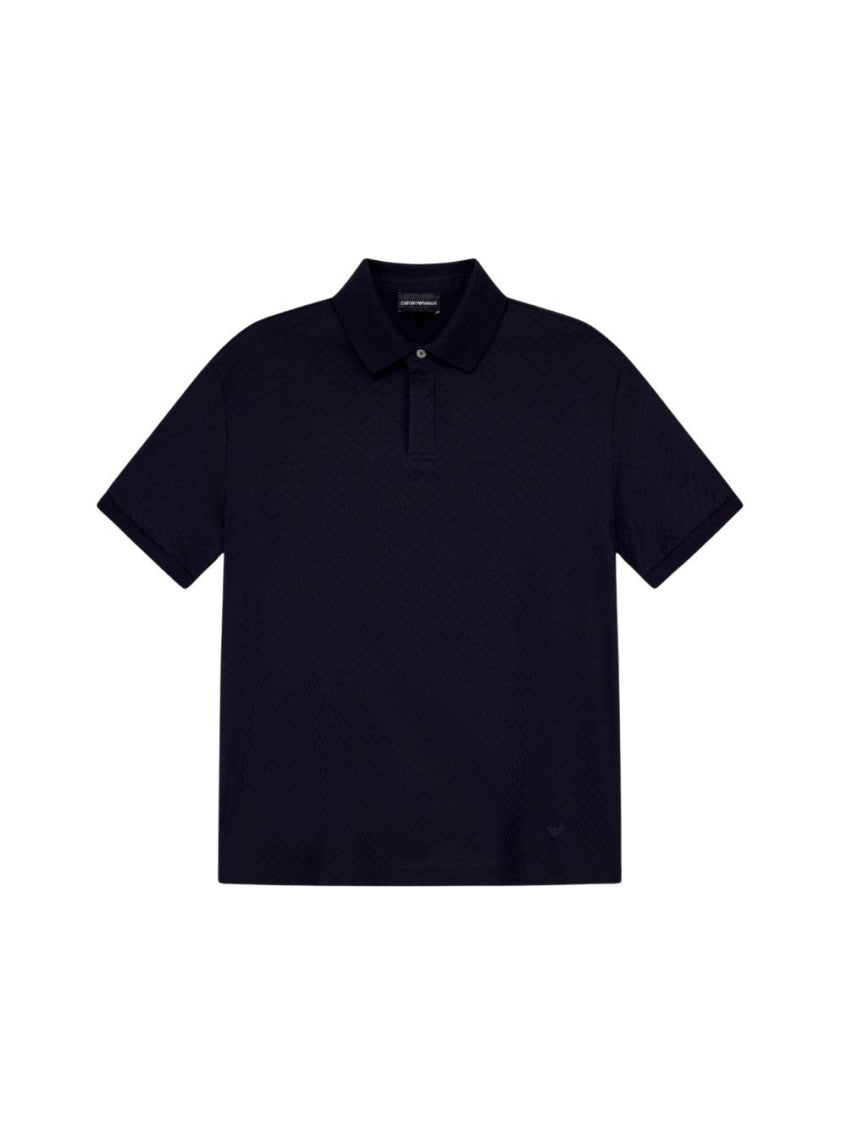 Navy Blue Shirt Collar Polo 1