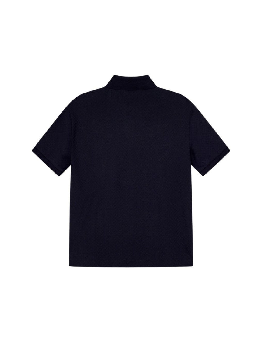 Navy Blue Shirt Collar Polo 2