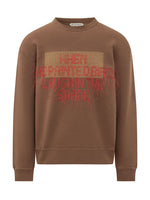Brown Crew Neck Sweatshirt 1