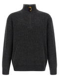 Grey Half Zip Sweater 1