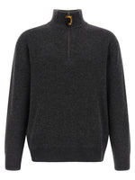 Grey Half Zip Sweater 1