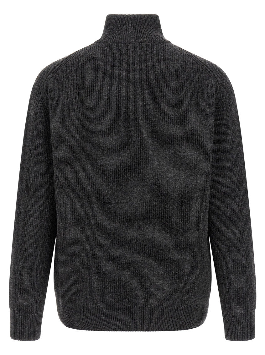 Grey Half Zip Sweater 2