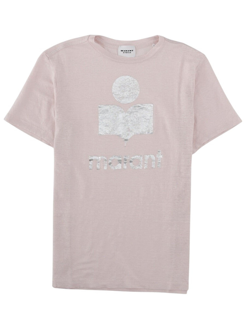 Light Pink Logo Crew Neck T-Shirt 1