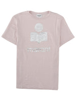Light Pink Logo Crew Neck T-Shirt 1