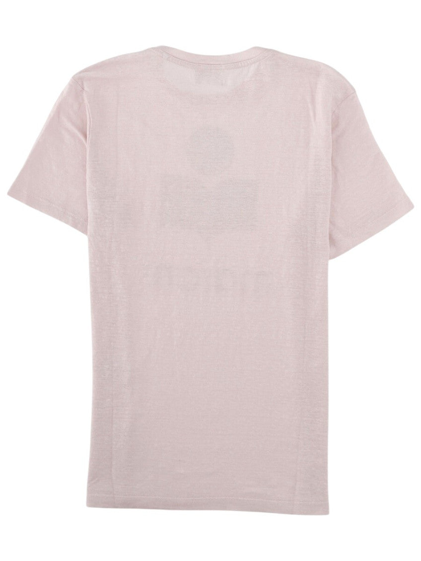 Light Pink Logo Crew Neck T-Shirt 2