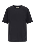 Black Solid Crew Neck T-Shirt 1