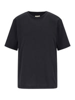 Black Solid Crew Neck T-Shirt 1