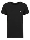 Black Single-Pack Logo Crew Neck T-Shirt 1