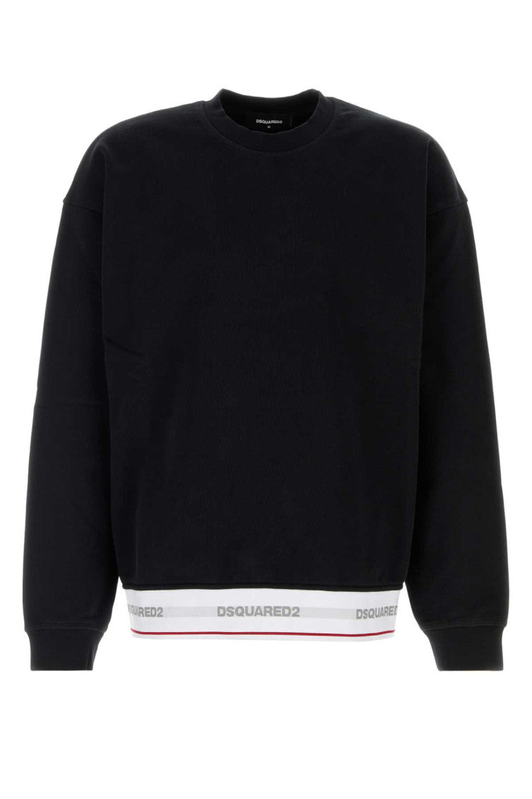 Black Oversized Sweatshirt 1