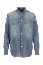 Blue Relaxed Denim Shirt 1