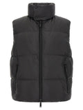 Black Sleeveless Down Jacket 1