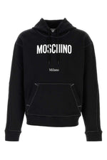 Black Regular Logo Hoodie 1
