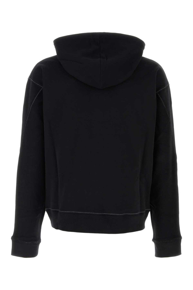 Black Regular Logo Hoodie 2