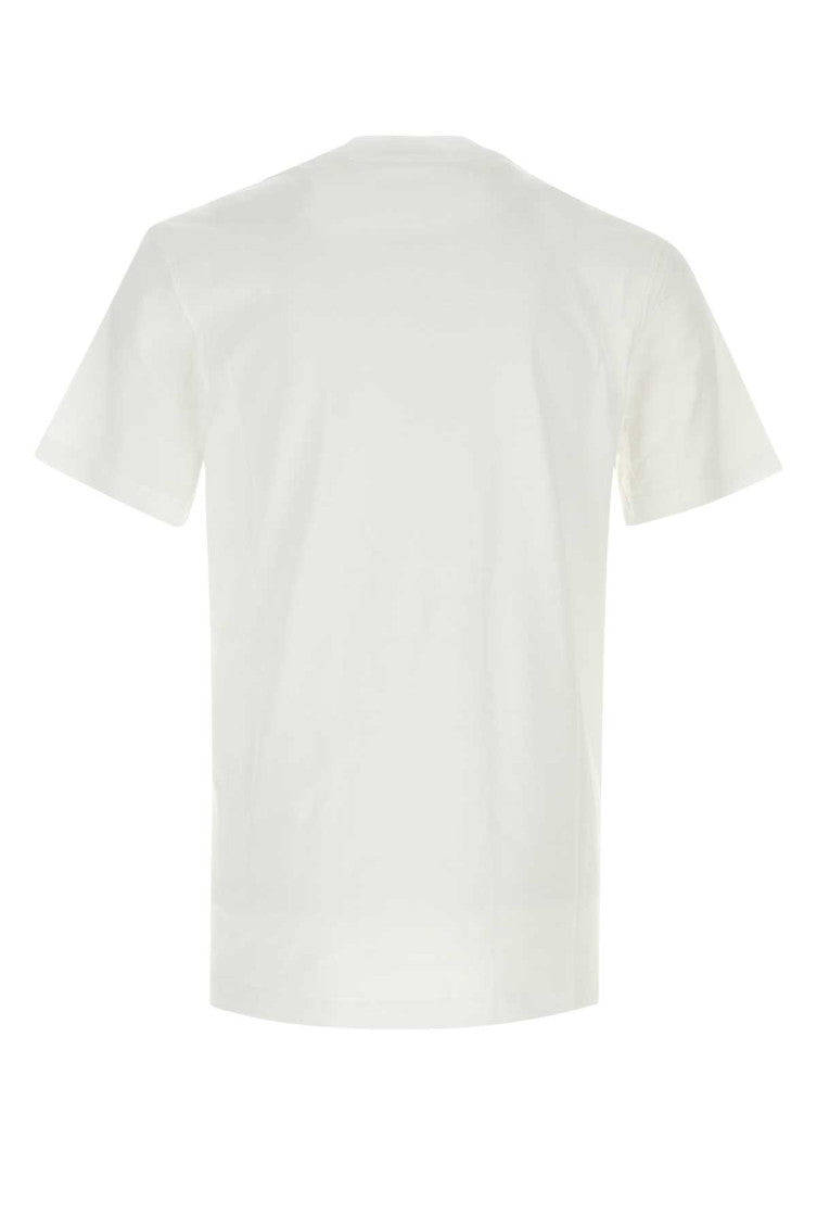 White Crew Neck T-Shirt 2