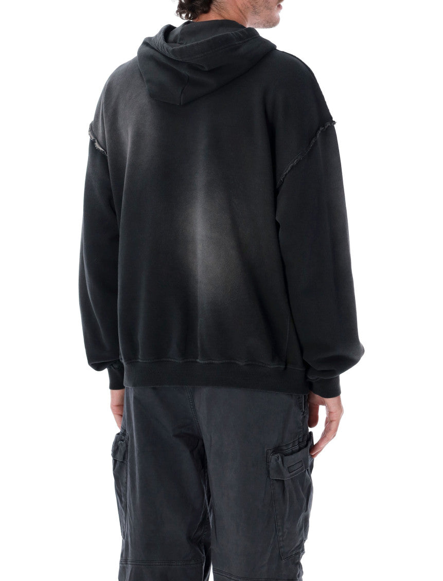 Black Distressed Hoodie 2