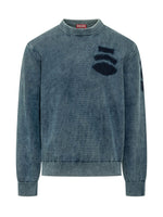 Blue Crew Neck Sweater 1