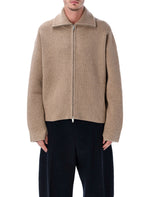 Beige Wool Cardigan 1