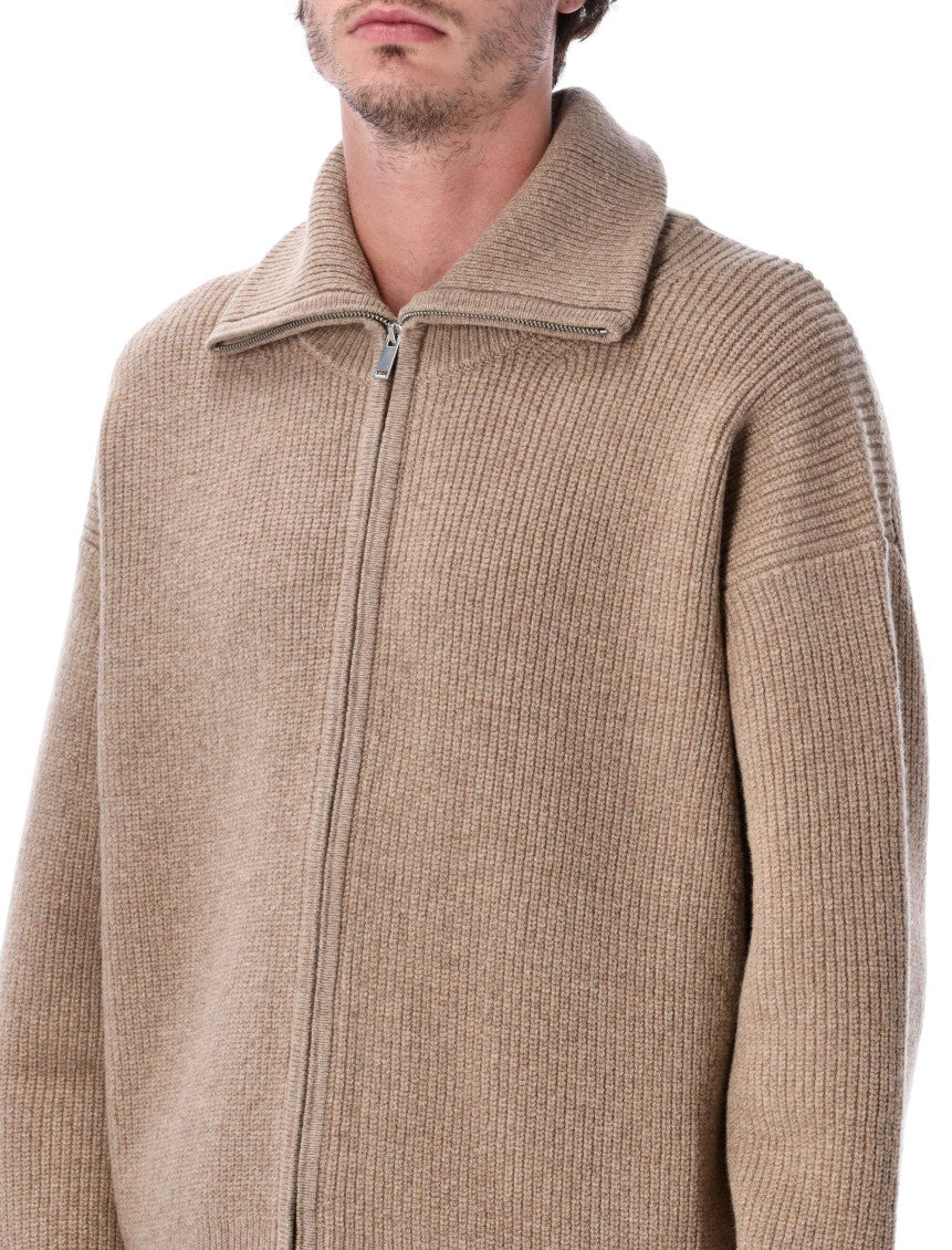 Beige Wool Cardigan 3