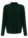 Green Wool Cardigan 1