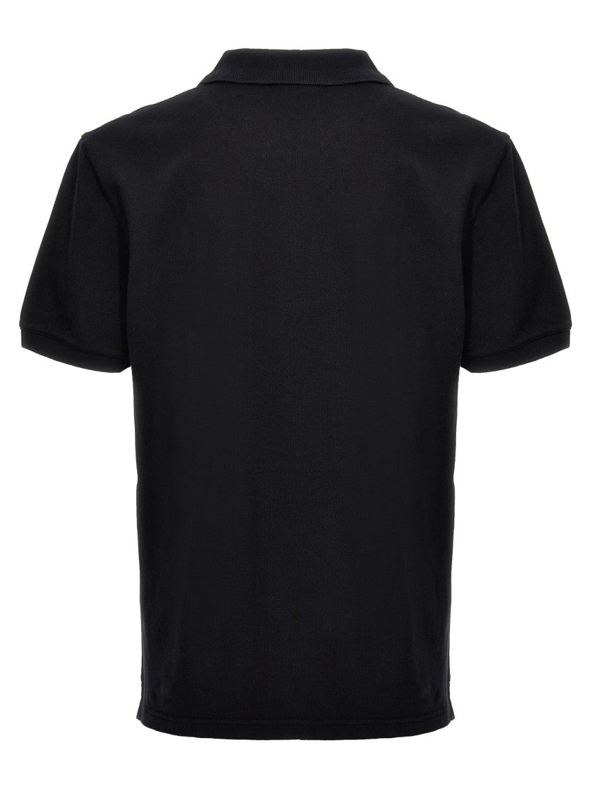 Black 'Fox Head' polo shirt 2